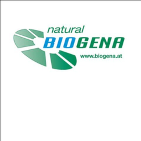 natural BIOGENA www.biogena.at Logo (EUIPO, 07/22/2007)