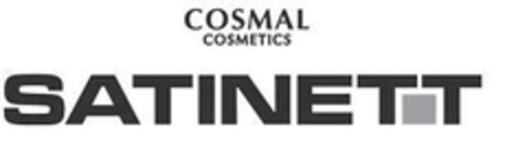 COSMAL COSMETICS SATINETT Logo (EUIPO, 12.10.2007)