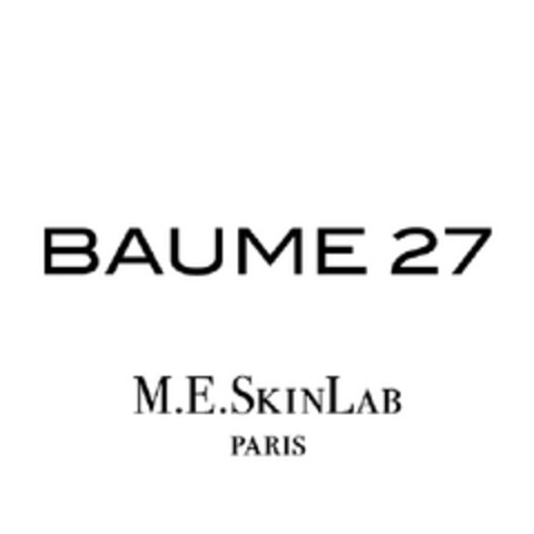 BAUME 27 M.E.SkinLab Paris Logo (EUIPO, 31.10.2009)