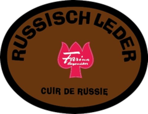 RUSSISCH LEDER Farina Gegenüber CUIR DE RUSSIE Logo (EUIPO, 20.03.2011)