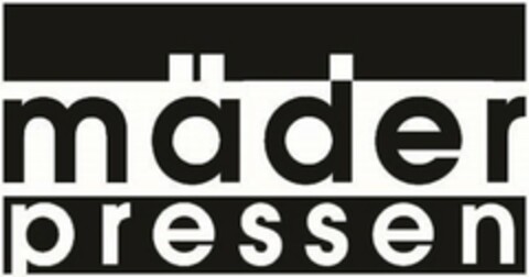 mäder pressen Logo (EUIPO, 10.07.2014)