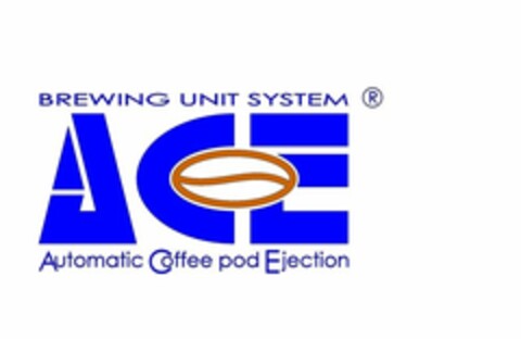 brewing unit system - ACE - Automatic coffee pod Ejection Logo (EUIPO, 08/06/2014)