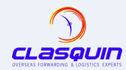 CLASQUIN OVERSEAS FORWARDING & LOGISTICS EXPERTS Logo (EUIPO, 10.02.2016)