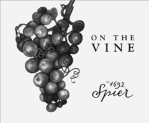 ON THE VINE EST. 1692 SPIER Logo (EUIPO, 07/25/2016)