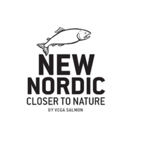 NEW NORDIC CLOSER TO NATURE BY VEGA SALMON Logo (EUIPO, 11.05.2017)