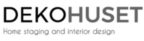 DEKOHUSET Home staging and interior design Logo (EUIPO, 09/14/2017)