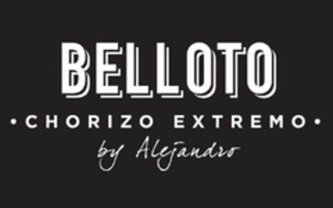 BELLOTO CHORIZO EXTREMO by Alejandro Logo (EUIPO, 23.01.2018)