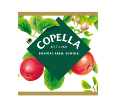 COPELLA EST.1969 BOXFORD FARM, SUFFOLK Logo (EUIPO, 05/14/2018)