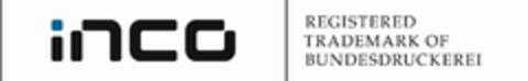 iNCO Registered Trademark of Bundesdruckerei Logo (EUIPO, 08/17/2018)