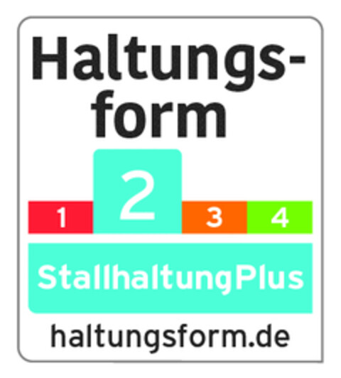 Haltungsform  1234 StallhaltungPlus haltungsform.de Logo (EUIPO, 26.11.2018)