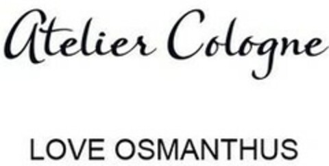 Atelier Cologne LOVE OSMANTHUS Logo (EUIPO, 23.05.2019)