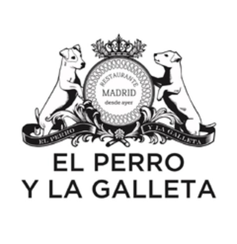 RESTAURANTE MADRID desde ayer EL PERRO Y LA GALLETA EL PERRO Y LA GALLETA Logo (EUIPO, 12.01.2022)