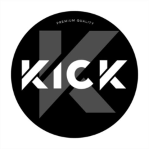 K KICK PREMIUM QUALITY Logo (EUIPO, 08.11.2022)
