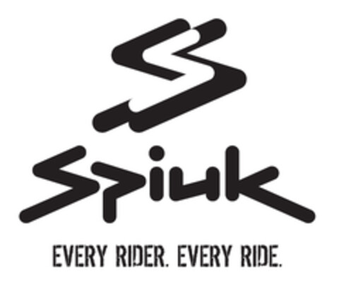 S SPIUK EVERY RIDER. EVERY RIDE. Logo (EUIPO, 12/05/2016)