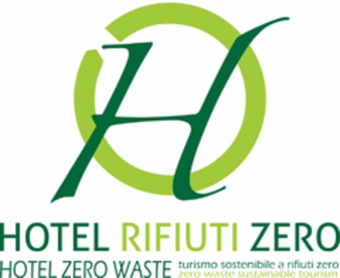 HOTEL RIFIUTI ZERO turismo sostenibile a rifiuti zero HOTEL ZERO WASTE zero waste sustainable tourism Logo (EUIPO, 07/06/2017)