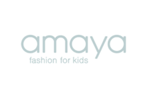 AMAYA FASHION FOR KIDS Logo (EUIPO, 12.09.2018)