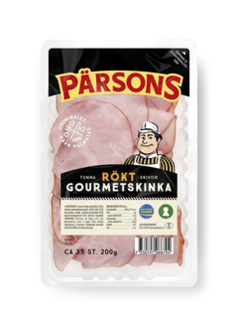PÄRSONS RÖKT GOURMETSKINKA Logo (EUIPO, 03/01/2022)