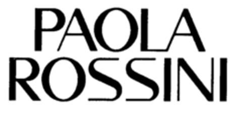 PAOLA ROSSINI Logo (EUIPO, 01.08.1996)