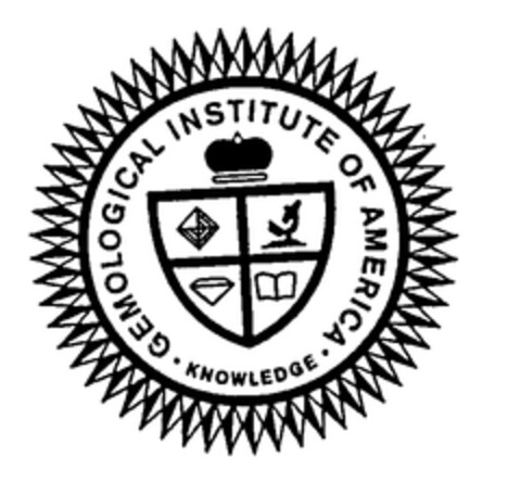 GEMOLOGICAL INSTITUTE OF AMERICA KNOWLEDGE Logo (EUIPO, 17.11.1997)