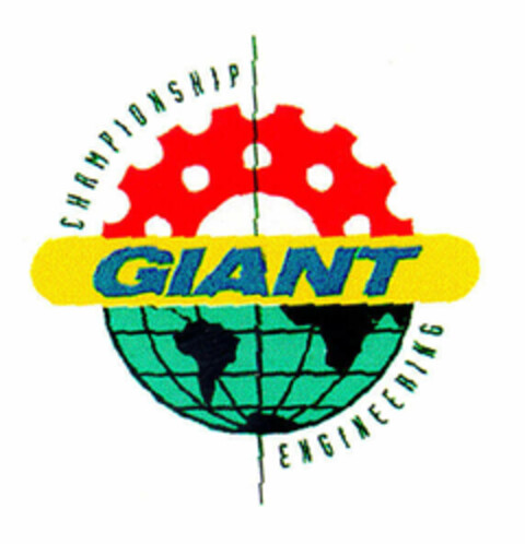 GIANT CHAMPIONSHIP ENGINEERING Logo (EUIPO, 10/06/1998)