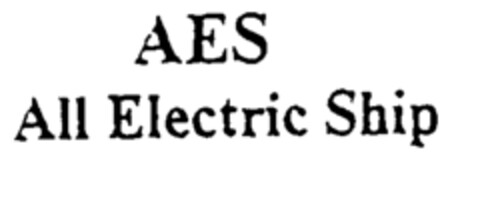 AES All Electric Ship Logo (EUIPO, 27.03.2000)