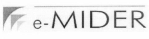 e- MIDER Logo (EUIPO, 15.11.2000)