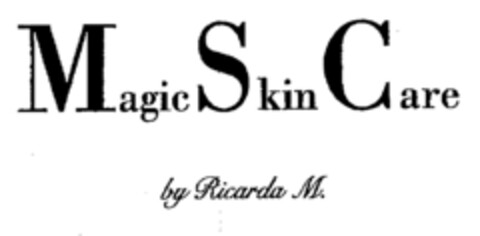 Magic Skin Care by Ricarda M. Logo (EUIPO, 16.08.2001)