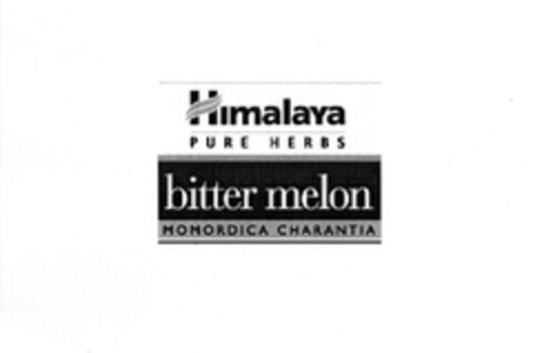 Himalaya PURE HERBS bitter melon MOMORDICA CHARANTIA Logo (EUIPO, 29.10.2004)