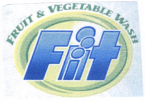 FIT FRUIT & VEGETABLE WASH Logo (EUIPO, 12.06.2007)