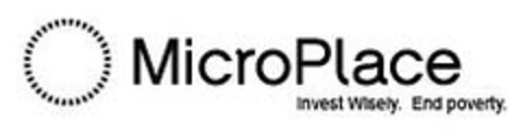 MicroPlace Invest Wisely. End poverty. Logo (EUIPO, 14.09.2007)