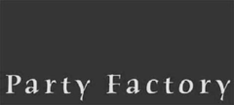 PARTY FACTORY Logo (EUIPO, 17.06.2009)