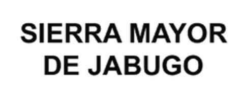 Sierra Mayor de Jabugo Logo (EUIPO, 03/29/2010)