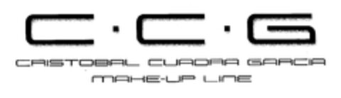 C C G CRISTOBAL CUADRA GARCIA MAKE-UP LINE Logo (EUIPO, 03.09.2010)