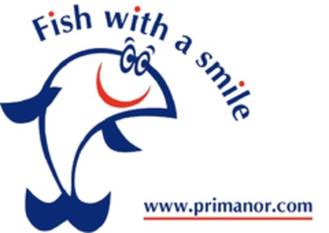 Fish with a smile www.primanor.com Logo (EUIPO, 08/08/2011)