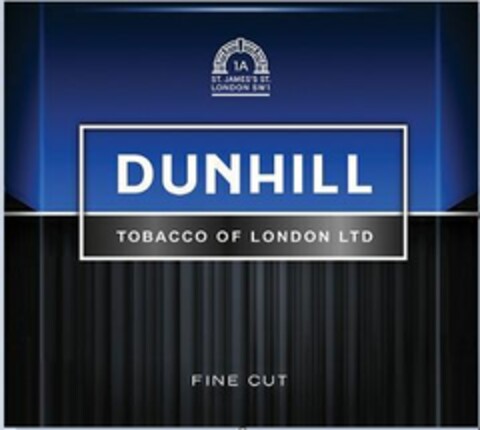 DUNHILL TOBACCO OF LONDON LTD FINE CUT  1A ST. JAMES'S ST. LONDON SW1 Logo (EUIPO, 19.02.2016)