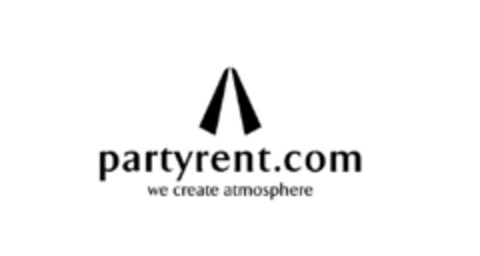 partyrent.com we create atmosphere Logo (EUIPO, 10.02.2017)