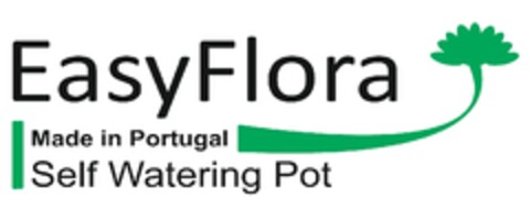 EASY FLORA MADE IN PORTUGAL SELF WATERING POT Logo (EUIPO, 05.01.2018)