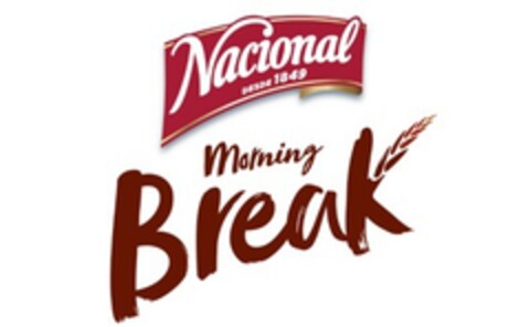 NACIONAL DESDE 1849 MORNING BREAK Logo (EUIPO, 06.05.2019)