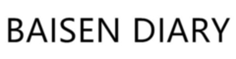 BAISEN DIARY Logo (EUIPO, 17.01.2020)