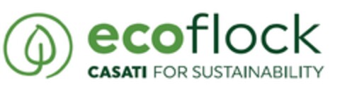 ecoflock CASATI FOR SUSTAINABILITY Logo (EUIPO, 04/17/2020)