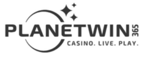 PLANETWIN 365 CASINO.LIVE.PLAY. Logo (EUIPO, 30.03.2021)