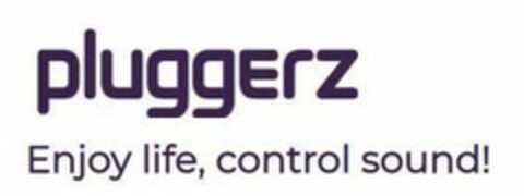 pluggerz Enjoy life, control sound! Logo (EUIPO, 09.08.2021)