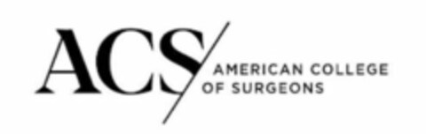 ACS AMERICAN COLLEGE OF SURGEONS Logo (EUIPO, 22.02.2022)
