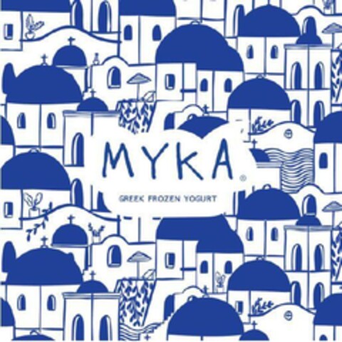 MYKA GREEK FROZEN YOGURT Logo (EUIPO, 05/11/2023)