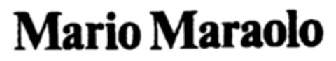 MARIO MARAOLO Logo (EUIPO, 04/30/1996)