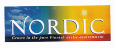 NORDIC Grown in the pure Finnish arctic environment Logo (EUIPO, 29.12.1997)