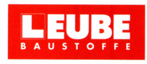 LEUBE BAUSTOFFE Logo (EUIPO, 01/25/2000)