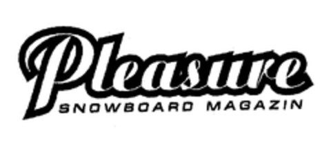 Pleasure SNOWBOARD MAGAZIN Logo (EUIPO, 02/20/2001)