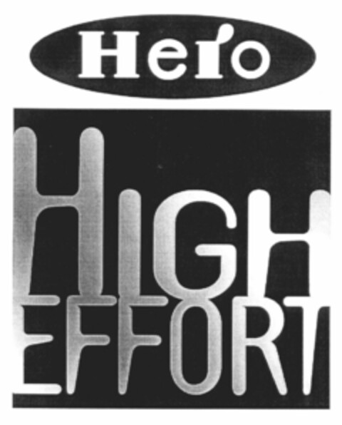 Hero HIGH EFFORT Logo (EUIPO, 07/23/2001)