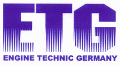 ETG ENGINE TECHNIC GERMANY Logo (EUIPO, 05.09.2001)